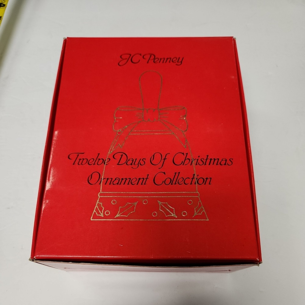 JC Penney 12 Twelve Days of Christmas Bell Ornament Collection Vintage